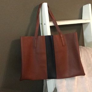 Brown and Black Purse
